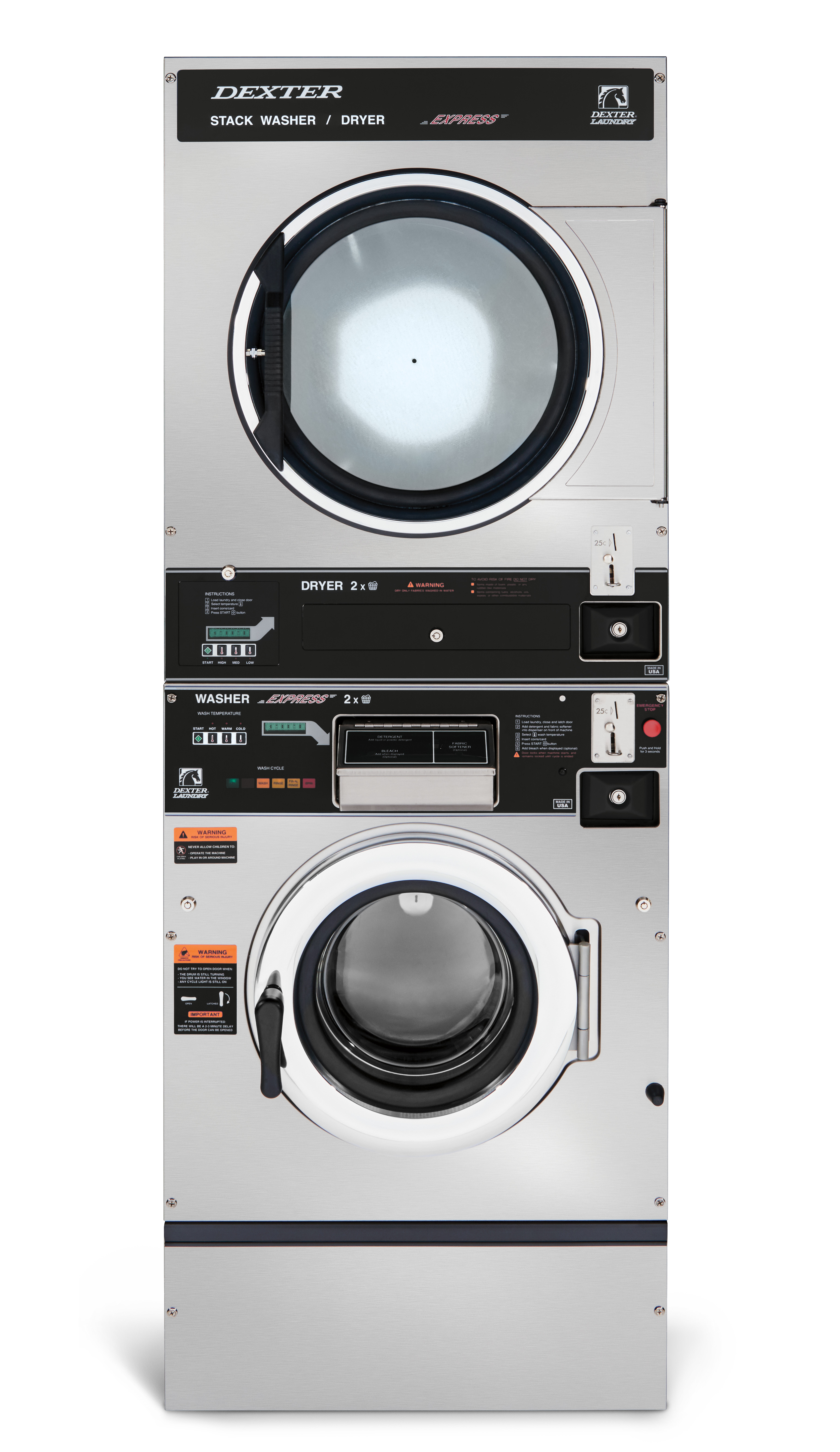 Dexter T-350 Washer Dryer Stack C Series Product Image