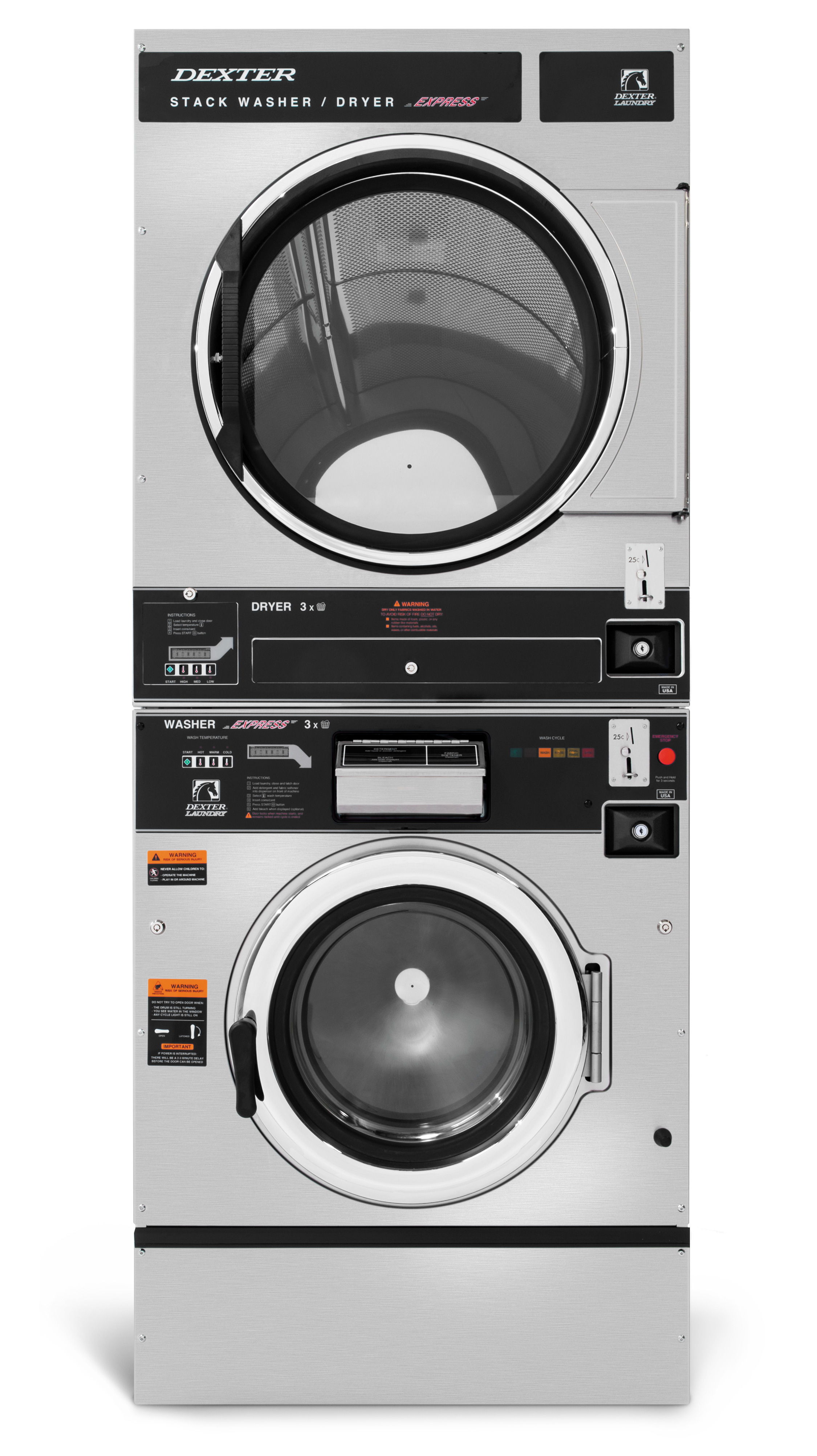 Dexter T-450 Washer Dryer Stack C Series Product Image